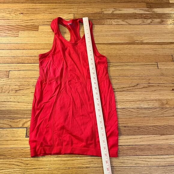 ZYIA Active Tank Shirt Womens Small Copper Charge Tank Top Neon Red - Picture 7 of 7